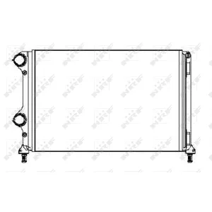 Hladnjak, hlađenje motora NRF NRF 53245A IC-G0K3OY