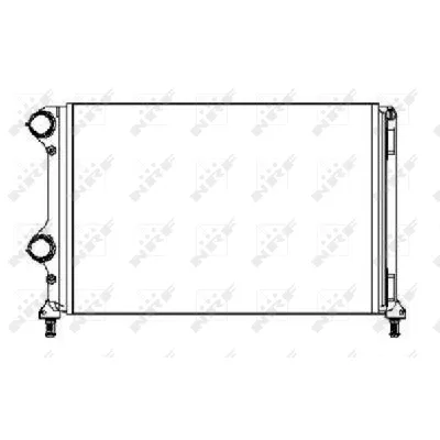 Hladnjak, hlađenje motora NRF NRF 53245A IC-G0K3OY