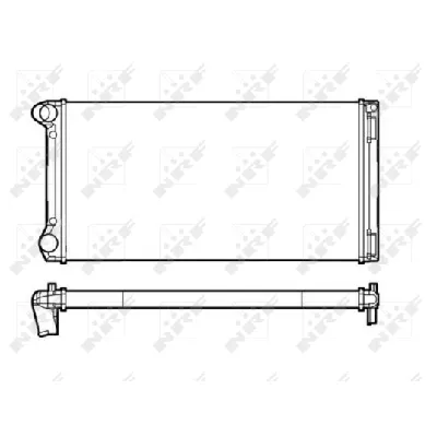 Hladnjak, hlađenje motora NRF NRF 53249 IC-AE56D5