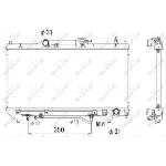 Hladnjak, hlađenje motora NRF NRF 53264 IC-AE56E4
