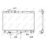 Hladnjak, hlađenje motora NRF NRF 53272 IC-C2FF48