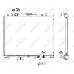 Hladnjak, hlađenje motora NRF NRF 53285 IC-AE56F5