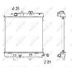 Hladnjak, hlađenje motora NRF NRF 53291 IC-AE56FA