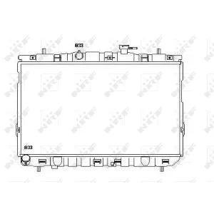 Hladnjak, hlađenje motora NRF NRF 53355 IC-AE574A