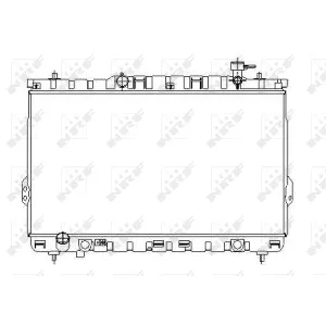 Hladnjak, hlađenje motora NRF NRF 53357 IC-AE574C