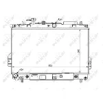 Hladnjak, hlađenje motora NRF NRF 53363 IC-AE5751