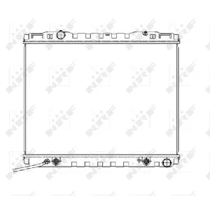 Hladnjak, hlađenje motora NRF NRF 53366 IC-AE5754