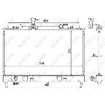Hladnjak, hlađenje motora NRF NRF 53383 IC-AE5762