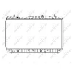 Hladnjak, hlađenje motora NRF NRF 53385 IC-AE5764