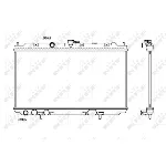 Hladnjak, hlađenje motora NRF NRF 53387 IC-AE5766