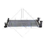 Hladnjak, hlađenje motora NRF NRF 53398 IC-C2FF5E