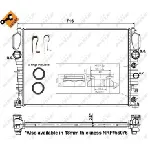 Hladnjak, hlađenje motora NRF NRF 53423 IC-AE577D