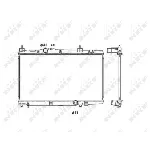 Hladnjak, hlađenje motora NRF NRF 53449 IC-AE578F