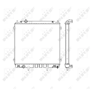 Hladnjak, hlađenje motora NRF NRF 53480 IC-C2FF68