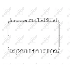 Hladnjak, hlađenje motora NRF NRF 53481 IC-C3CA04