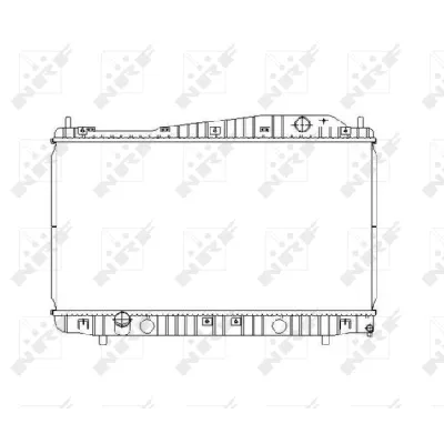 Hladnjak, hlađenje motora NRF NRF 53481 IC-C3CA04