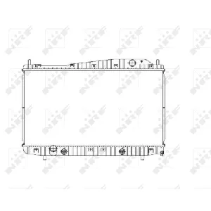 Hladnjak, hlađenje motora NRF NRF 53482 IC-C3CA05