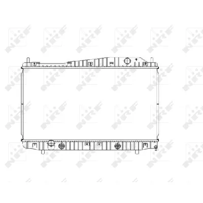 Hladnjak, hlađenje motora NRF NRF 53482 IC-C3CA05