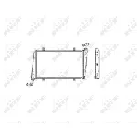 Hladnjak, hlađenje motora NRF NRF 53483 IC-C2FF69