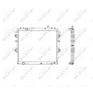 Hladnjak, hlađenje motora NRF NRF 53541 IC-C3C8EB