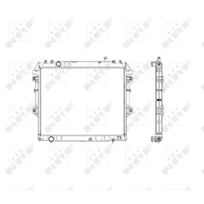 Hladnjak, hlađenje motora NRF NRF 53541 IC-C3C8EB
