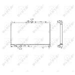 Hladnjak, hlađenje motora NRF NRF 53591 IC-C0B89E