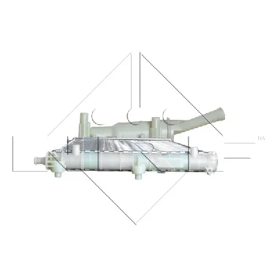 Hladnjak, hlađenje motora NRF NRF 53619 IC-AE5737