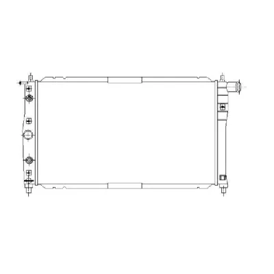 Hladnjak, hlađenje motora NRF NRF 53648 IC-AE57B1