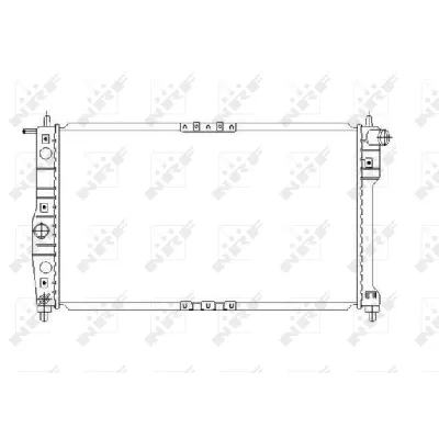 Hladnjak, hlađenje motora NRF NRF 53649 IC-AE57B2