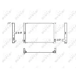 Hladnjak, hlađenje motora NRF NRF 53764 IC-C36940
