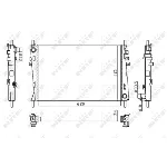 Hladnjak, hlađenje motora NRF NRF 53782 IC-C3CA2D