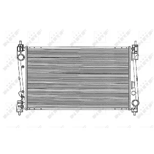 Hladnjak, hlađenje motora NRF NRF 53836 IC-C3CA9B