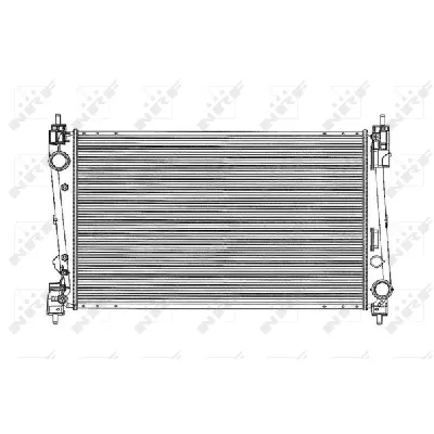 Hladnjak, hlađenje motora NRF NRF 53836 IC-C3CA9B