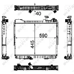 Hladnjak, hlađenje motora NRF NRF 53860 IC-C02A56