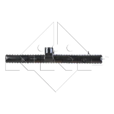 Hladnjak, hlađenje motora NRF NRF 53861 IC-C2FFE2