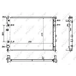 Hladnjak, hlađenje motora NRF NRF 53887 IC-C01C0E