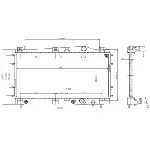Hladnjak, hlađenje motora NRF NRF 53955 IC-BFFCE4
