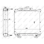 Hladnjak, hlađenje motora NRF NRF 54089 IC-D795D7