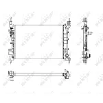 Hladnjak, hlađenje motora NRF NRF 54504 IC-C2FFEF