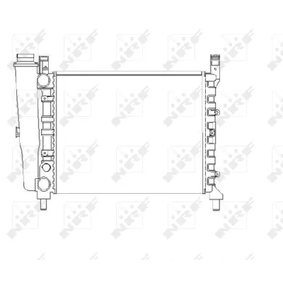 Hladnjak, hlađenje motora NRF NRF 54680 IC-AE57D7