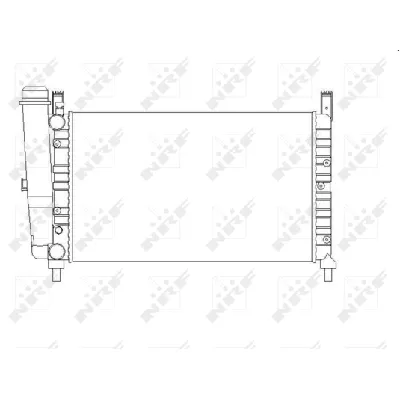 Hladnjak, hlađenje motora NRF NRF 54701 IC-AE57E8