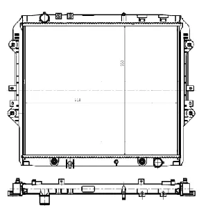 Hladnjak, hlađenje motora NRF NRF 550032 IC-G0R2FC