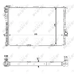 Hladnjak, hlađenje motora NRF NRF 55322 IC-AE5802