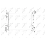 Hladnjak, hlađenje motora NRF NRF 55340 IC-C2FFF7