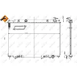 Hladnjak, hlađenje motora NRF NRF 56089 IC-D7568F