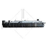 Hladnjak, hlađenje motora NRF NRF 58100 IC-AE584E