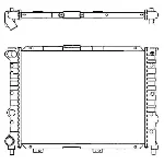 Hladnjak, hlađenje motora NRF NRF 58114 IC-AE5859