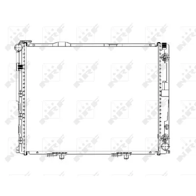 Hladnjak, hlađenje motora NRF NRF 58156 IC-AE5874