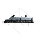 Hladnjak, hlađenje motora NRF NRF 58196 IC-AE5893