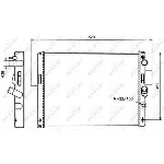 Hladnjak, hlađenje motora NRF NRF 58243 IC-C3FED7
